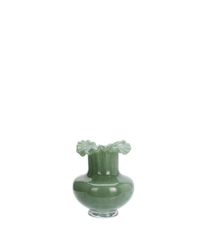 Glass Vase Green