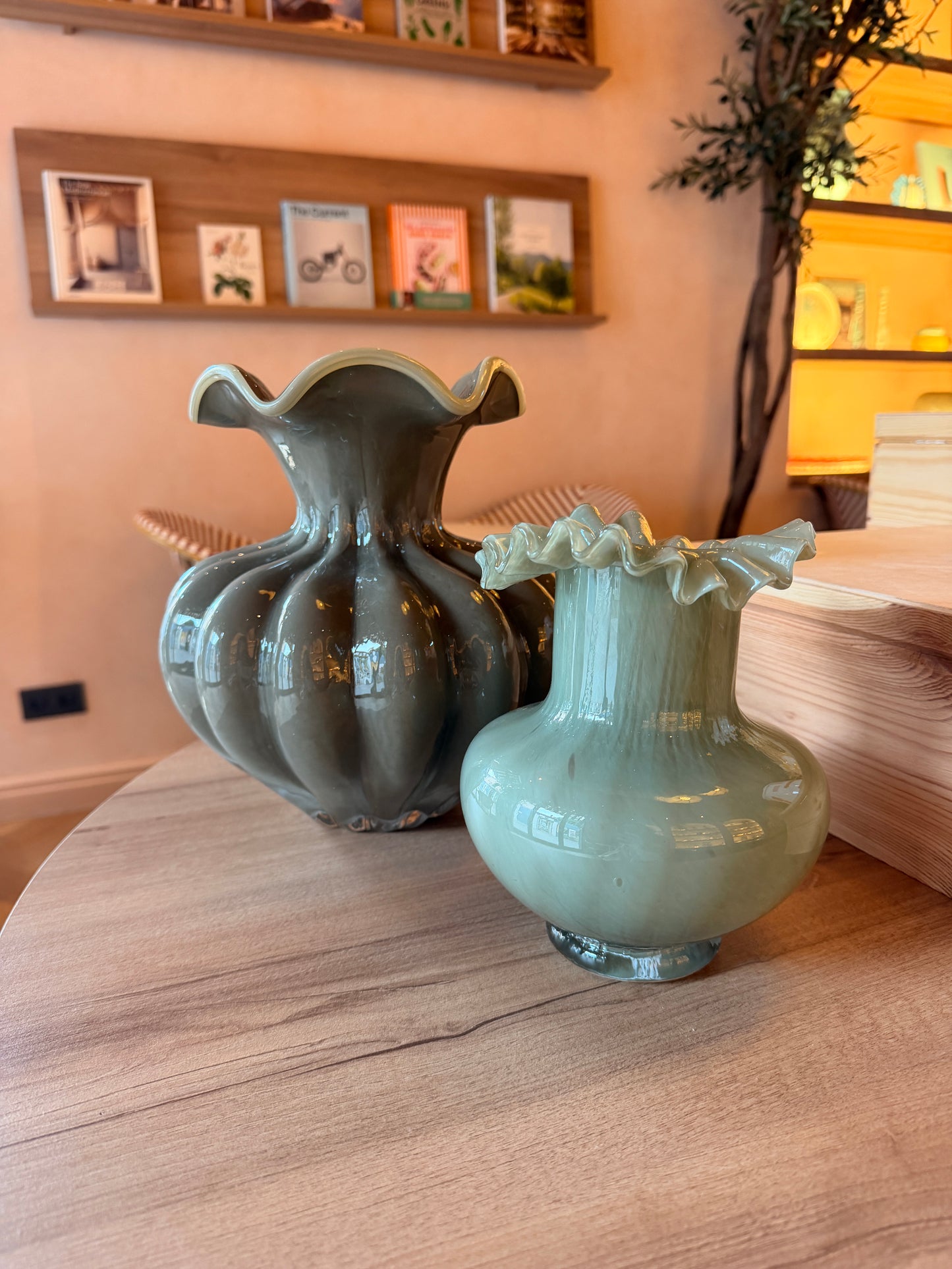 Glass Vase Green